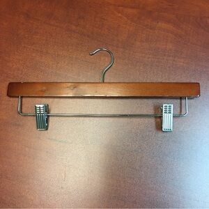 15 Wooden Clothes Hangers Pants Hangers for Bottoms